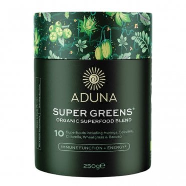 Aduna Organic Super Greens Superfood Blend - 250g Powder
