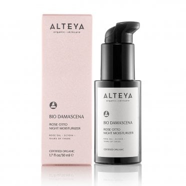 Alteya Organics Bio Damascena Rose Otto Night Moisturiser - 50ml
