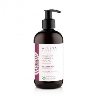 Alteya Organics Bulgarian Rose Massage & Body Oil - 250ml