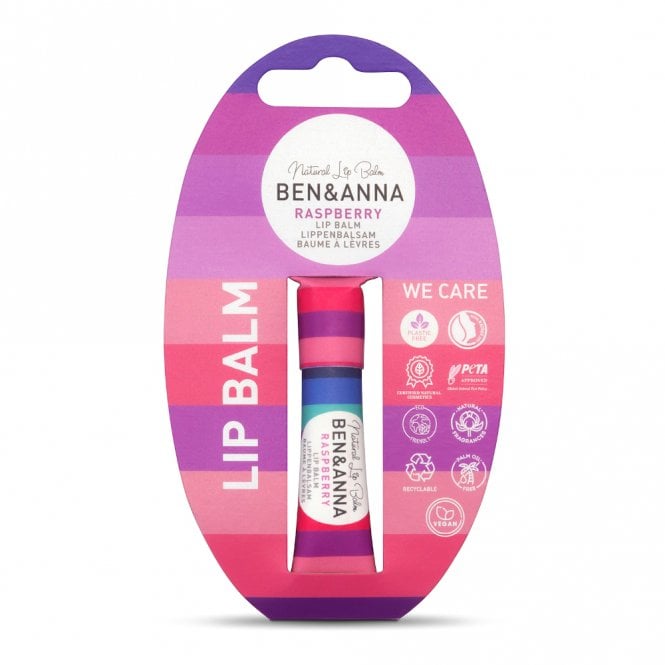 Ben & Anna Raspberry Lip Balm - 6g