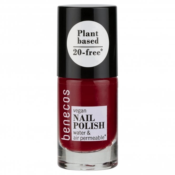 benecos Happy Nails Cherry Red Nail Polish - 5ml