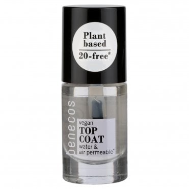 benecos Happy Nails Crystal Top Coat - 5ml