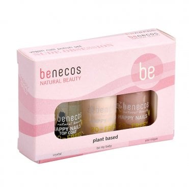 benecos Happy Nails Nude Obsession Nail Gift Set - 3 x 5ml