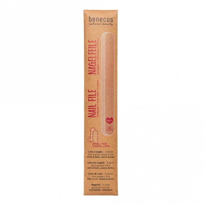 benecos Nail Files - 3 Pack