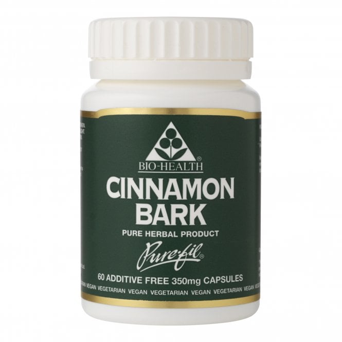 Bio Health Cinnamon Bark - 60 x 350mg  Vegicaps