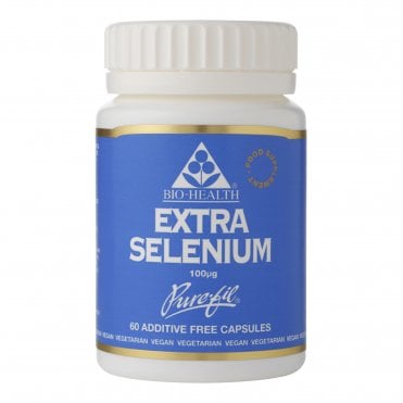 Bio Health Extra Selenium - 60 x 100mcg Vegicaps