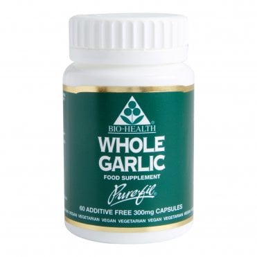 Bio Health Whole Garlic - 60 x 300mg Capsules
