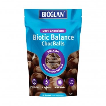 Bioglan Biotic Balance Dark Chocolate ChocBalls - 30 ChocBalls