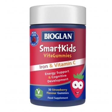 Bioglan SmartKids Iron & Vitamin C - 30 Strawberry Gummies