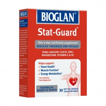 Bioglan Stat-Guard - CoQ10 & Vitamin E - 30 Softgels