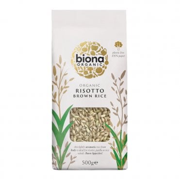 Biona Organic Risotto Brown Rice - 500g