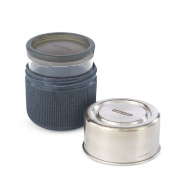 Black+Blum Slate Glass Lunch Pot & Case - 450ml