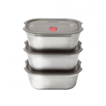 Black+Blum Stainless Steel Meal Prep Box Set - 3 x Small