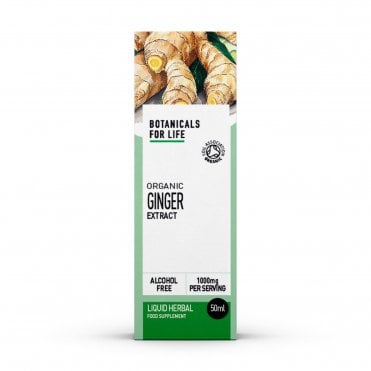Botanicals For Life Organic Alcohol-Free Ginger Root Extract - 50ml