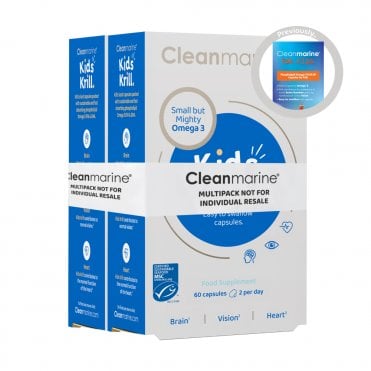 Cleanmarine Kids Krill - 120 x 200mg Capsules