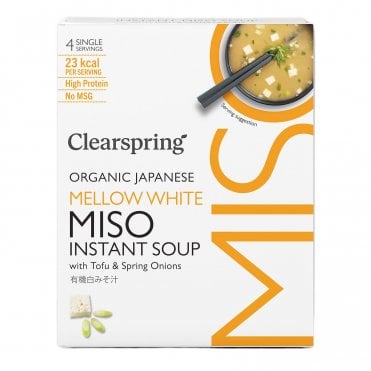 Clearspring Mellow White Miso Instant Soup - 8g x 4 Pack