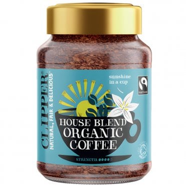 Clipper Organic Fairtrade House Blend Coffee - 100g