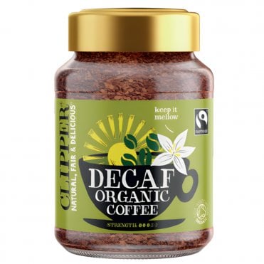 Clipper Organic Fairtrade Instant Freeze Dried Decaf Coffee - 100g