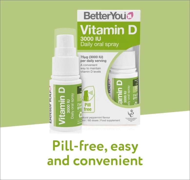 BetterYou Vitamin D 3000 IU Oral Spray