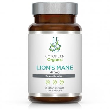 Cytoplan Organic Lion's Mane - 60 Capsules