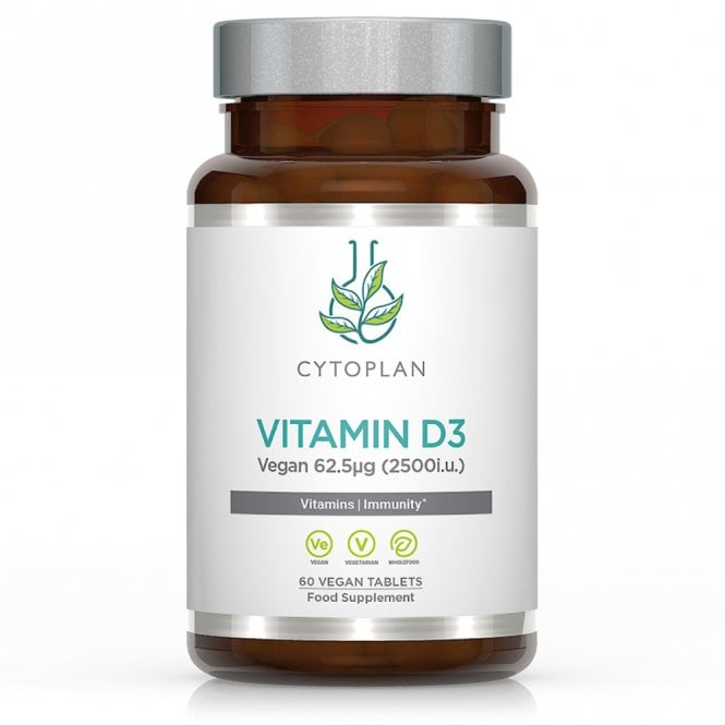 Cytoplan Vitamin D3 2500 IU - 60 Tablets