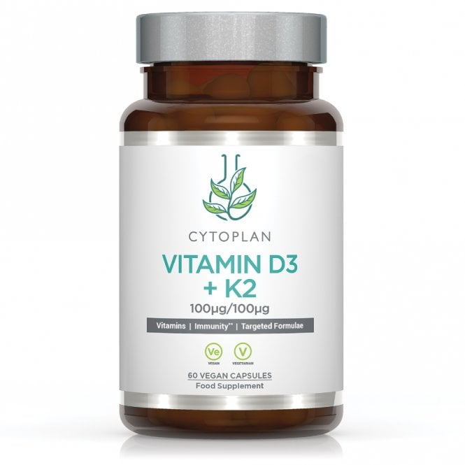 Cytoplan Vitamin D3 & K2 - 60 Capsules