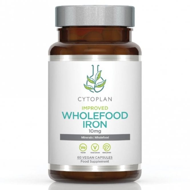 Cytoplan Wholefood Iron - 60 Vegicaps