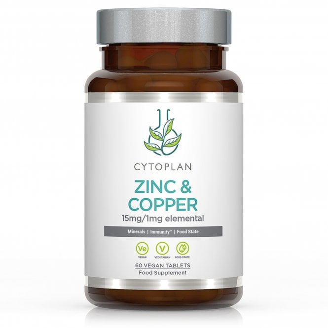 Cytoplan Zinc & Copper - 60 Vegicaps