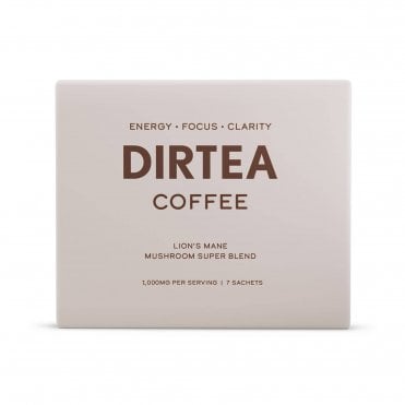 DIRTEA Organic Lion's Mane Mushroom Coffee Super Blend - 7 Sachets