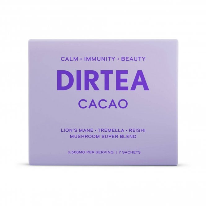 DIRTEA Organic Mushroom Cacao Super Blend - 7 Sachets