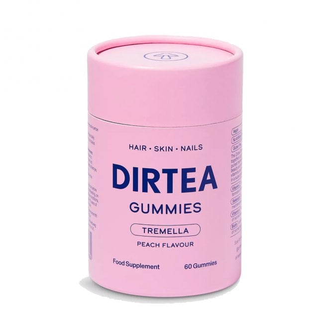 DIRTEA Peach-Flavoured Tremella Mushroom - 60 Gummies