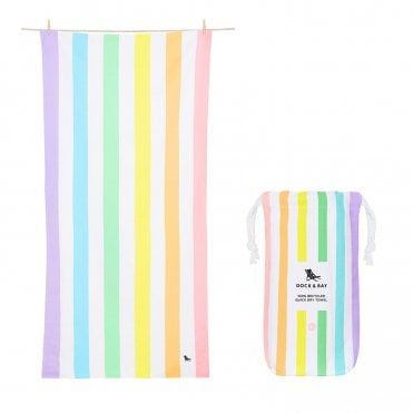 Dock & Bay Unicorn Waves Quick Dry Beach Towel - Extra Large