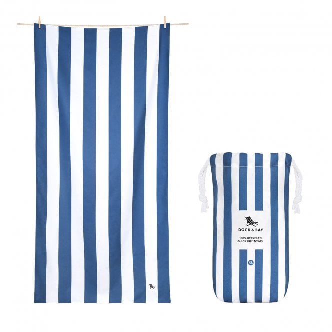 Dock & Bay Whitsunday Blue Quick Dry Beach Towel - Extra Large