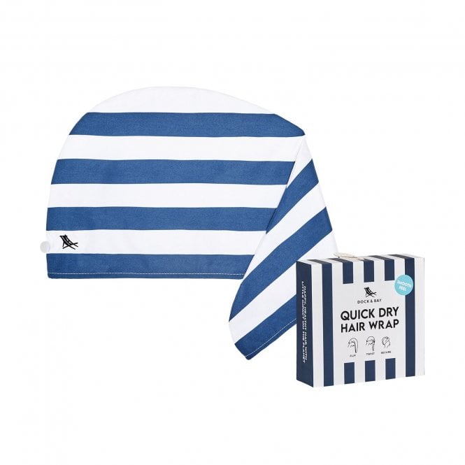Dock & Bay Whitsunday Blue Quick Dry Hair Wrap