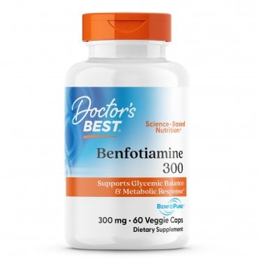 Doctors Best Benfotiamine 300 - 60 x 300mg Vegicaps