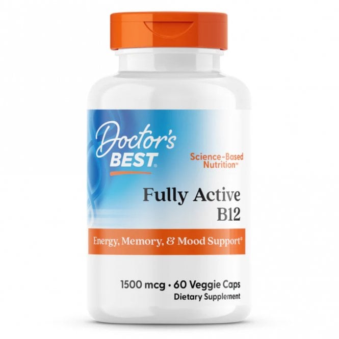 Doctors Best Fully Active B12 - 60 x 1500mcg Vegicaps