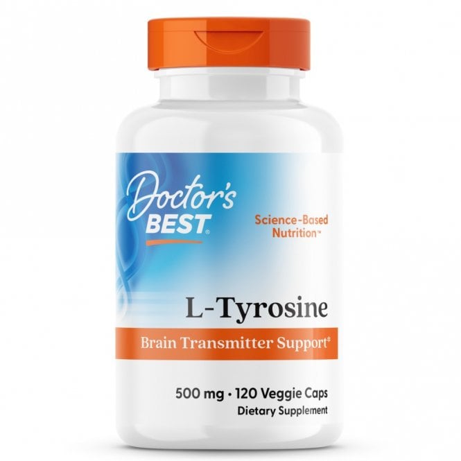 Doctors Best L-Tyrosine - 120 x 500mg Vegicaps