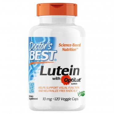 Doctors Best Lutein with OptiLut - 120 x 10mg Vegicaps