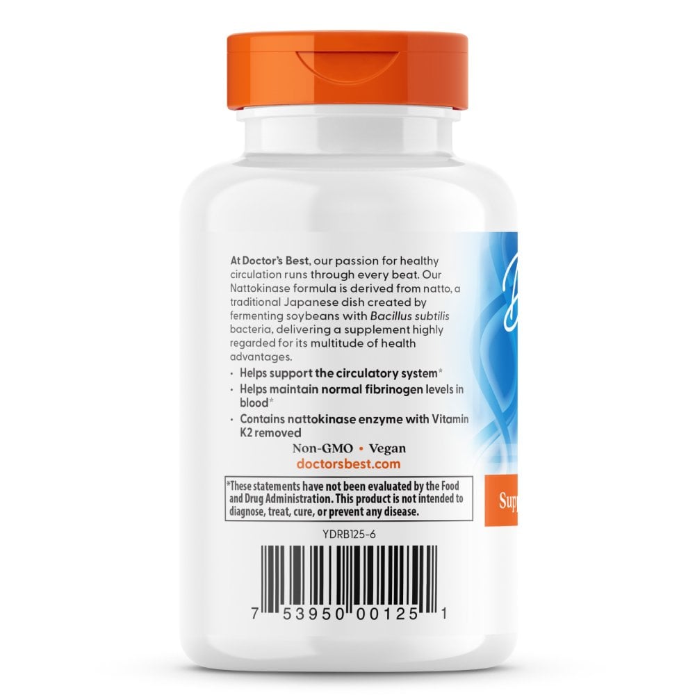 Nattokinase 8,000 FU – 60 Capsules, Heart & Cardiovascular Health, Circulatory Support, Airboy
