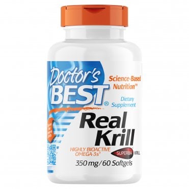 Doctors Best Real Krill - 60 x 350mg Softgels