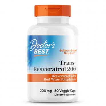 Doctors Best Trans-Resveratrol 200 - 60 Vegicaps
