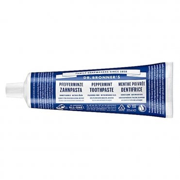 Dr Bronner's Organic Fluoride-Free Peppermint Toothpaste - 105g