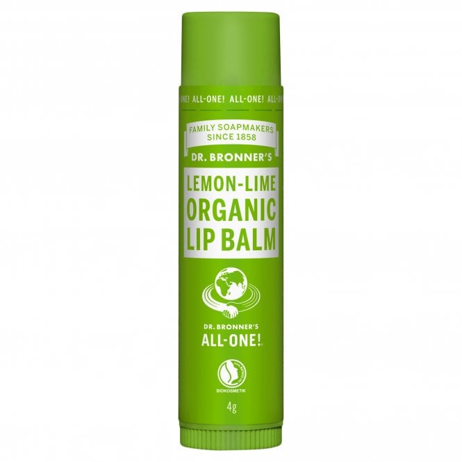 Dr Bronner's Organic Lemon Lime Lip Balm - 4g