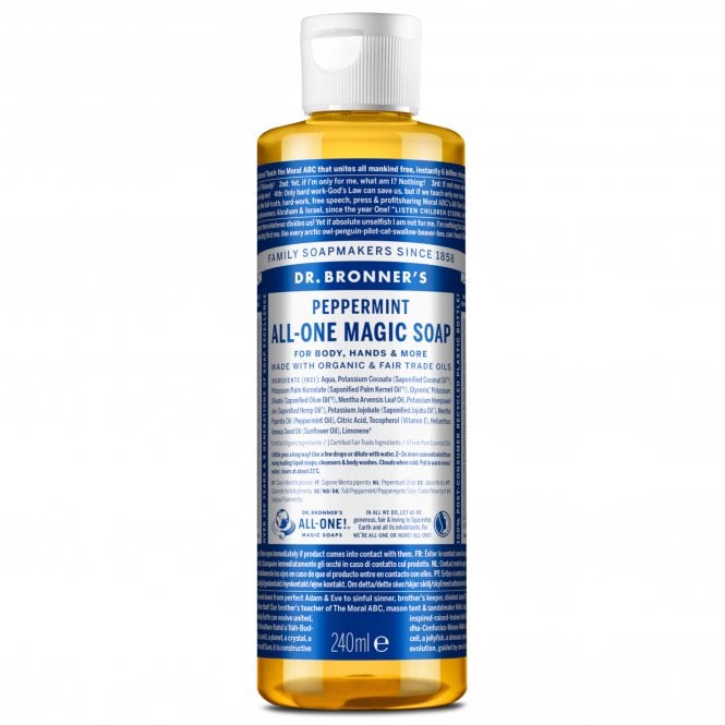 Dr Bronner's Organic Peppermint All-One Magic Soap - 240ml