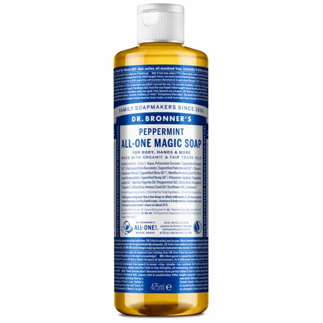 Dr Bronner's Organic Peppermint All-One Magic Soap - 475ml