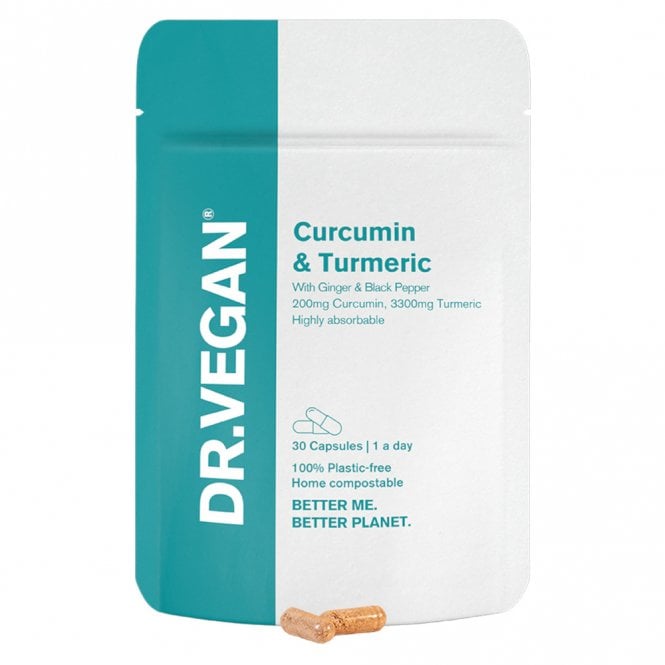 DR.VEGAN Curcumin & Turmeric 3300mg - 30 Capsules