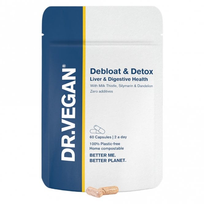 DR.VEGAN Debloat & Detox for Liver & Digestive Health - 60 Capsules