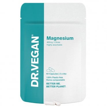 DR.VEGAN Magnesium Citrate - 60 x 400mg Capsules