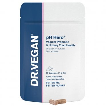 DR.VEGAN pH Hero Vaginal Probiotic & Urinary Tract Health - 30 Capsules