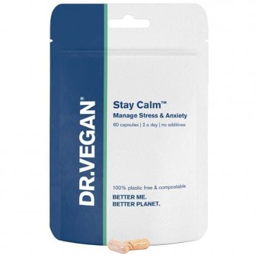 DR.VEGAN Stay Calm to Manage Stress & Anxiety - 60 Capsules